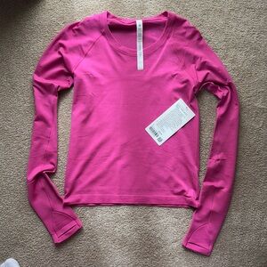 Lululemon Swiftly Tech Long Sleeve Shirt 2.0 Race Length *Sonic Pink Size 6